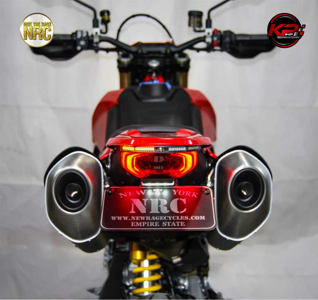 ท้ายสั้น พร้อมไฟท้าย เลี้ยว เบรค NRC FOR DUCATI HYPERMOTARD 689
