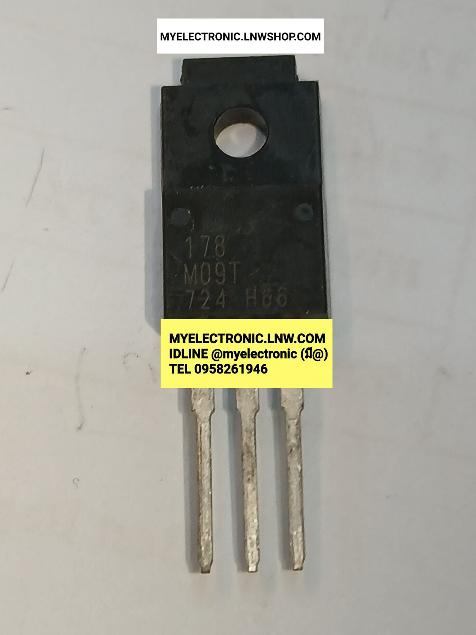 ขาย 178M09T 78M09 178M09 T ตัวถัง TO-220F ยี่ห้อ ราคา ตัวละ . . . . . หน่วย บาท