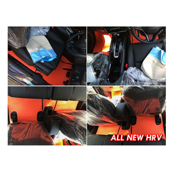 พรมปูพื้นเข้ารูป 100% ลายกระดุม สำหรับรถ รุ่น ALL NEW HRV 2015