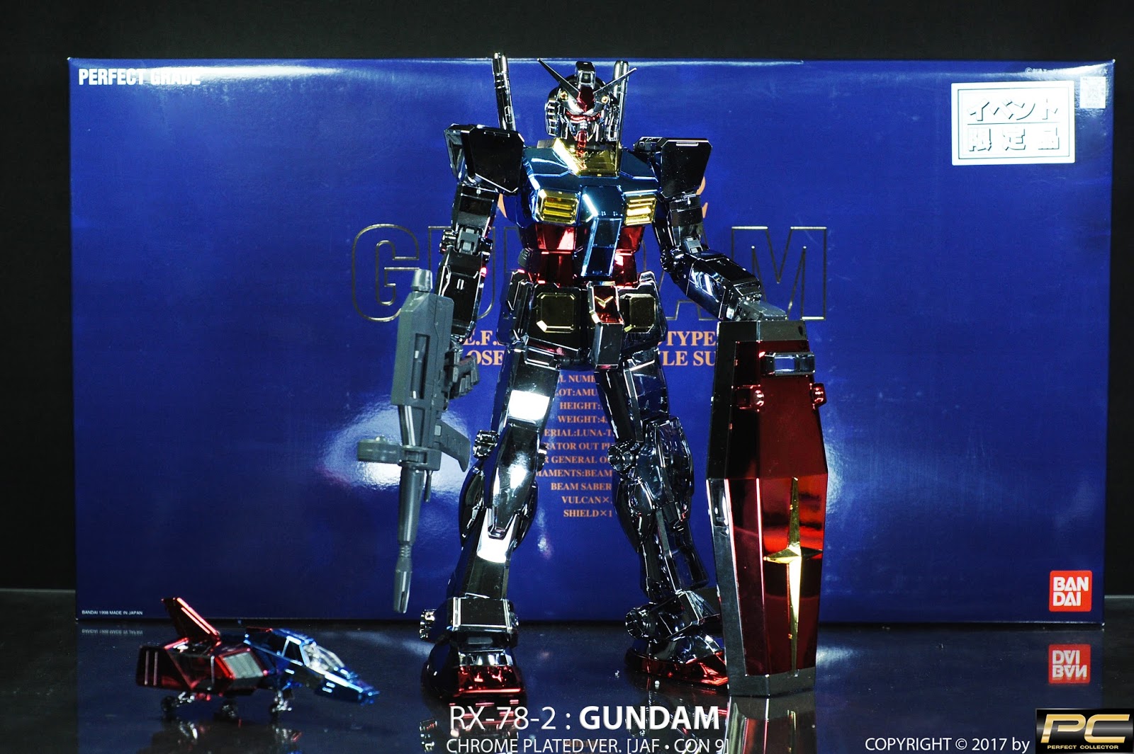 PG 1/60 RX-78-2 GUNDAM CHROME PLATED Ver.