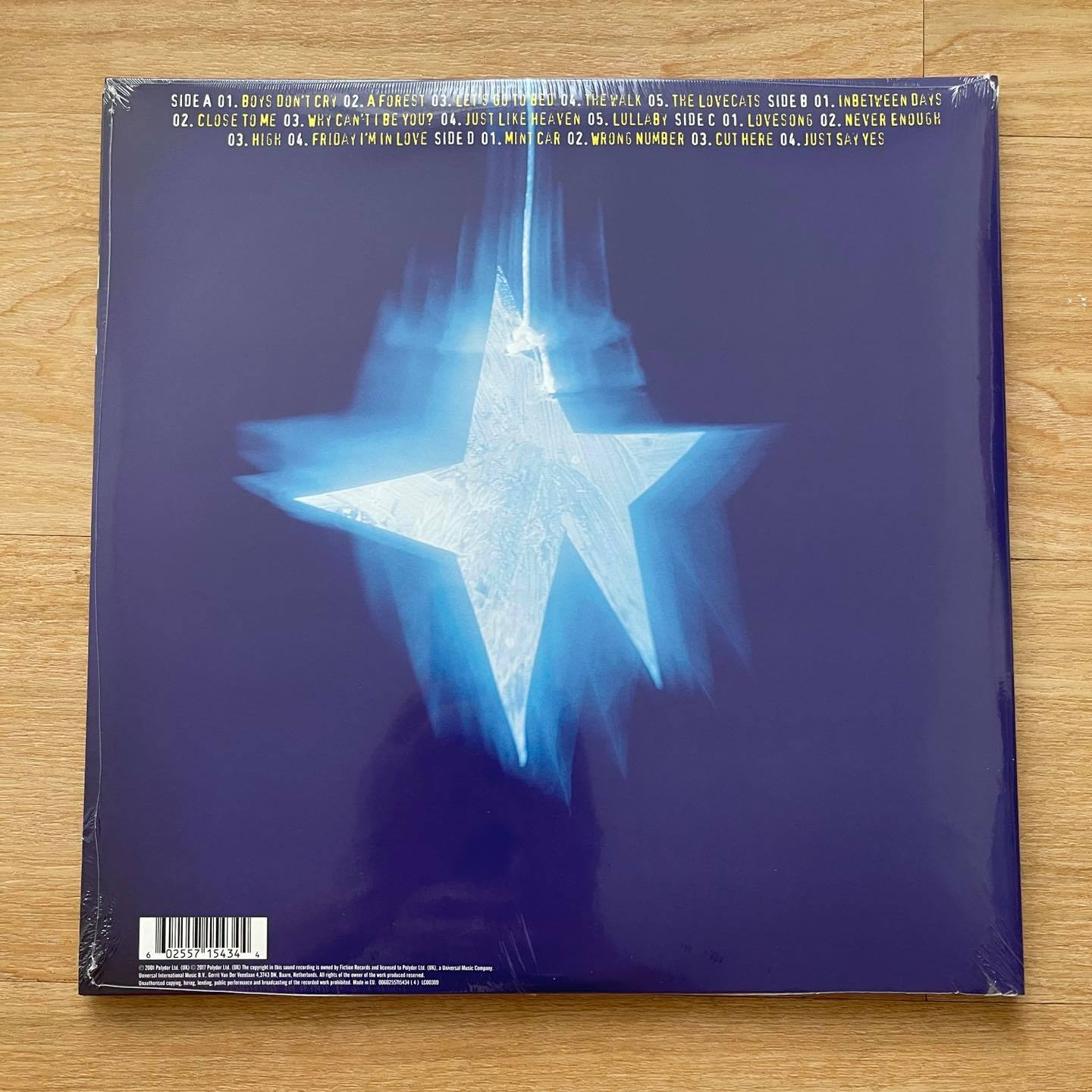 แผ่นเสียง The Cure– Greatest Hits,2 x Vinyl, LP, Compilation, Reissue, Remastered แผ่นเสียงมือหนึ่ง ซีล