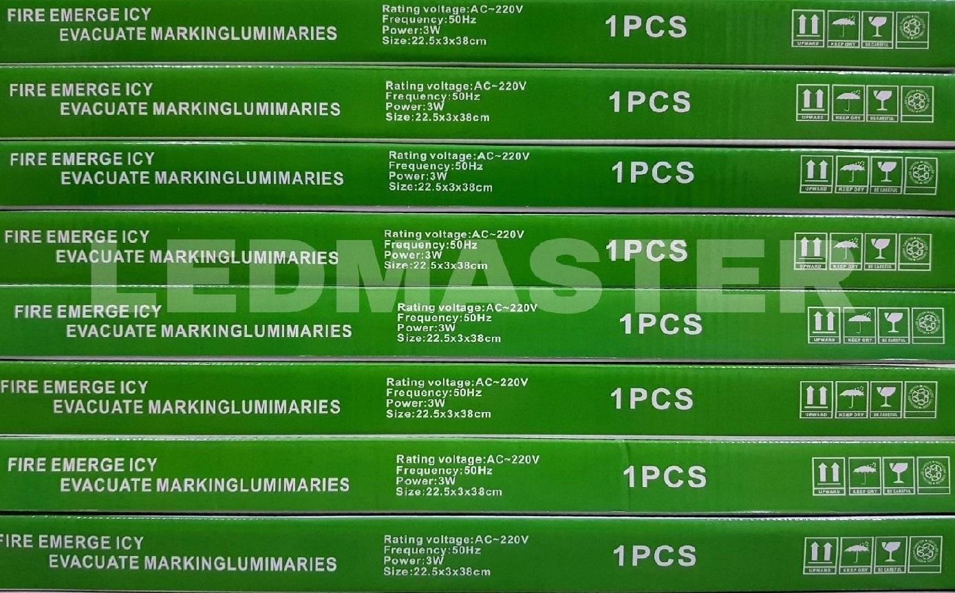 [ขายราคาส่ง 750 บาท] ป้ายไฟสัญลักษณ์ ป้ายไฟทางหนีไฟ led ป้ายไฟทางออกฉุกเฉิน led มาตรฐานอุตสาหกรรม ใช้สำหรับรักษาความปลอดภัย รุ่นป้ายอะคีลิคพื้นใส ชนิดไฟ led ข้อความ Fire Exit ทางหนีไฟ ลูกศรชี้ไปทางขวา