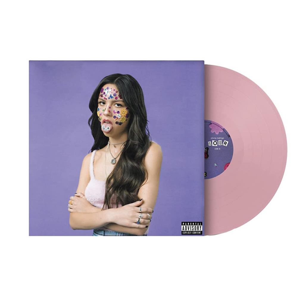 แผ่นเสียง Olivia Rodrigo - Sour *Limited Edition, Pink [Baby Pink] ,Vinyl, LP, Album Reissue,แผ่นเสียง มือหนึ่ง ซีล