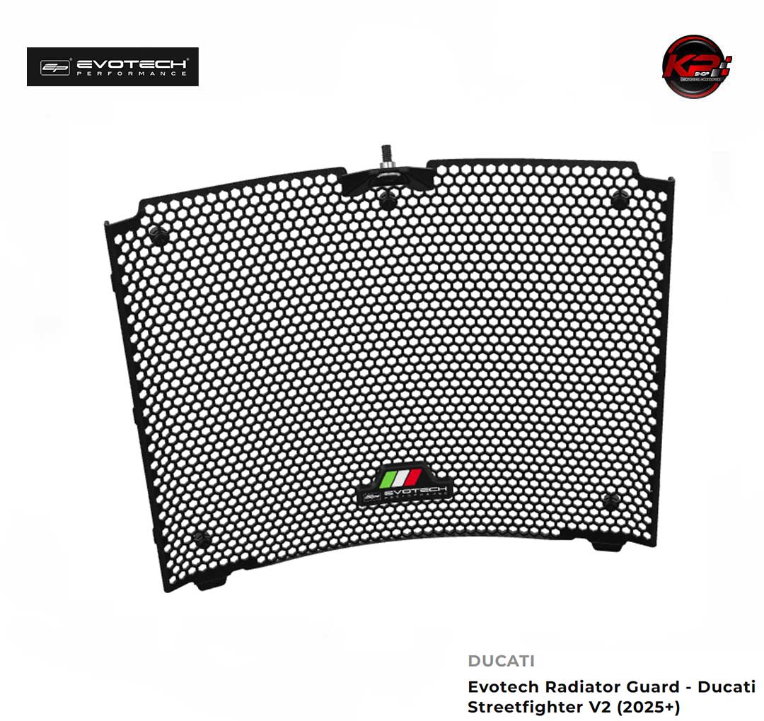 การ์ดหม้อน้ำ Evotech Radiator Guard - Ducati Streetfighter V2 (2025+)