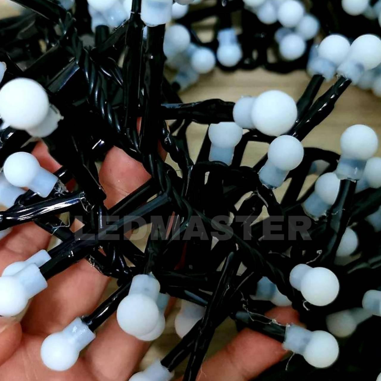 ไฟประดับตกเเต่งปีใหม่ ไฟเส้น led ไฟเชอรี่งานเกรดA 300LED /2 เเสง (ฟ้า-ขาว) /ปรับได้ 8 โหมด จำนวน 300 หลอดมีซิลิโคนกันน้ำ ความยาว 8 เมตร สายไฟสีดำหนาทนทาน ใช้สำหรับเป็นไฟเเฟนซีประดับอาคาร สถานที่ ตกเเต่งสวน งานปีใหม่ งานลอยกระทง ไฟประดับห้อง ไฟตกเเต่ง led