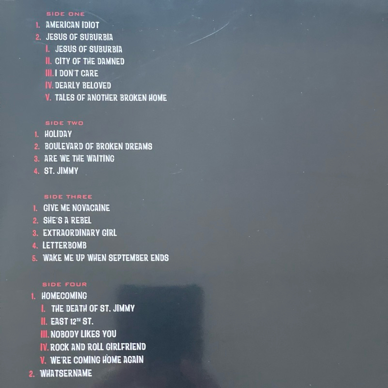 แผ่นเสียง Green Day - American Idiot 20th Anniversary, Red & Black Splatter, 20th Anniversary ,มือหนึ่ง ซีล