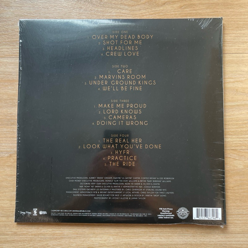 แผ่นเสียง Drake – Take Care , 2 x Vinyl, LP, Album, Reissue, Canada มือหนึ่ง ซีล