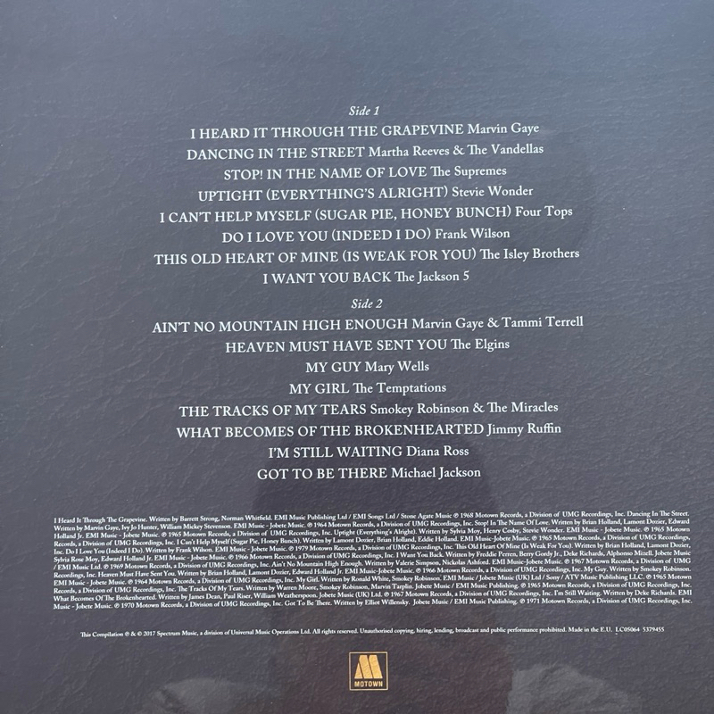 แผ่นเสียง Various - Motown Chartbusters ,Vinyl, LP, Compilation มือหนึ่ง ซีล