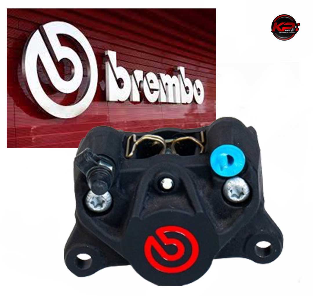 Brembo 2POT ปักข้าง ดำโลโก้แดง
