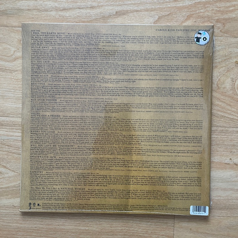 แผ่นเสียง Carole King - Tapestry , Vinyl, LP, Album, Reissue, Gatefold มือหนึ่ง ซีล