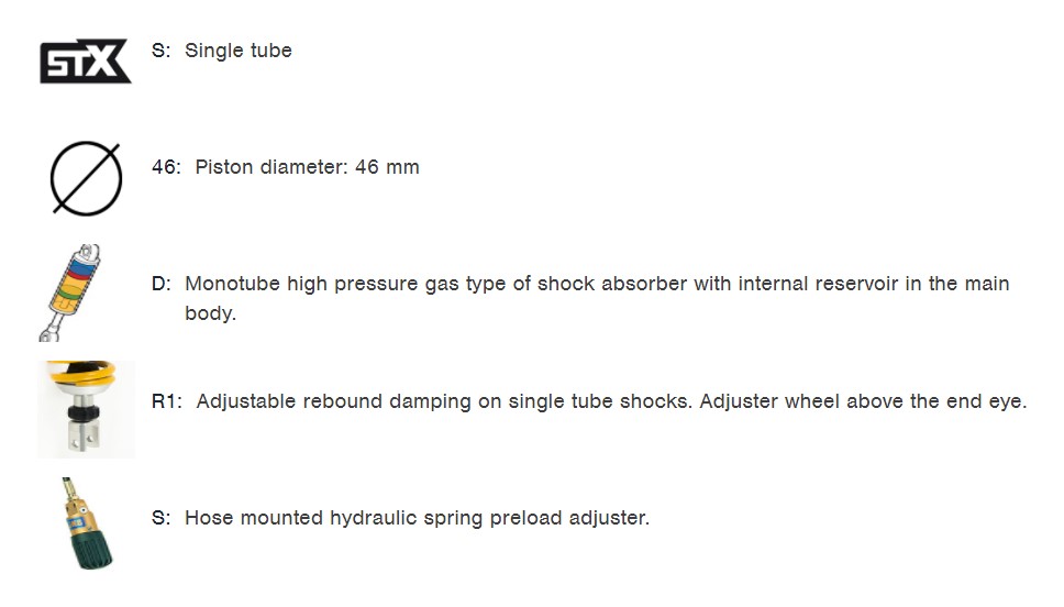 โช๊คอัพ OHLINS KA 434 FOR KAWASAKI Z1000