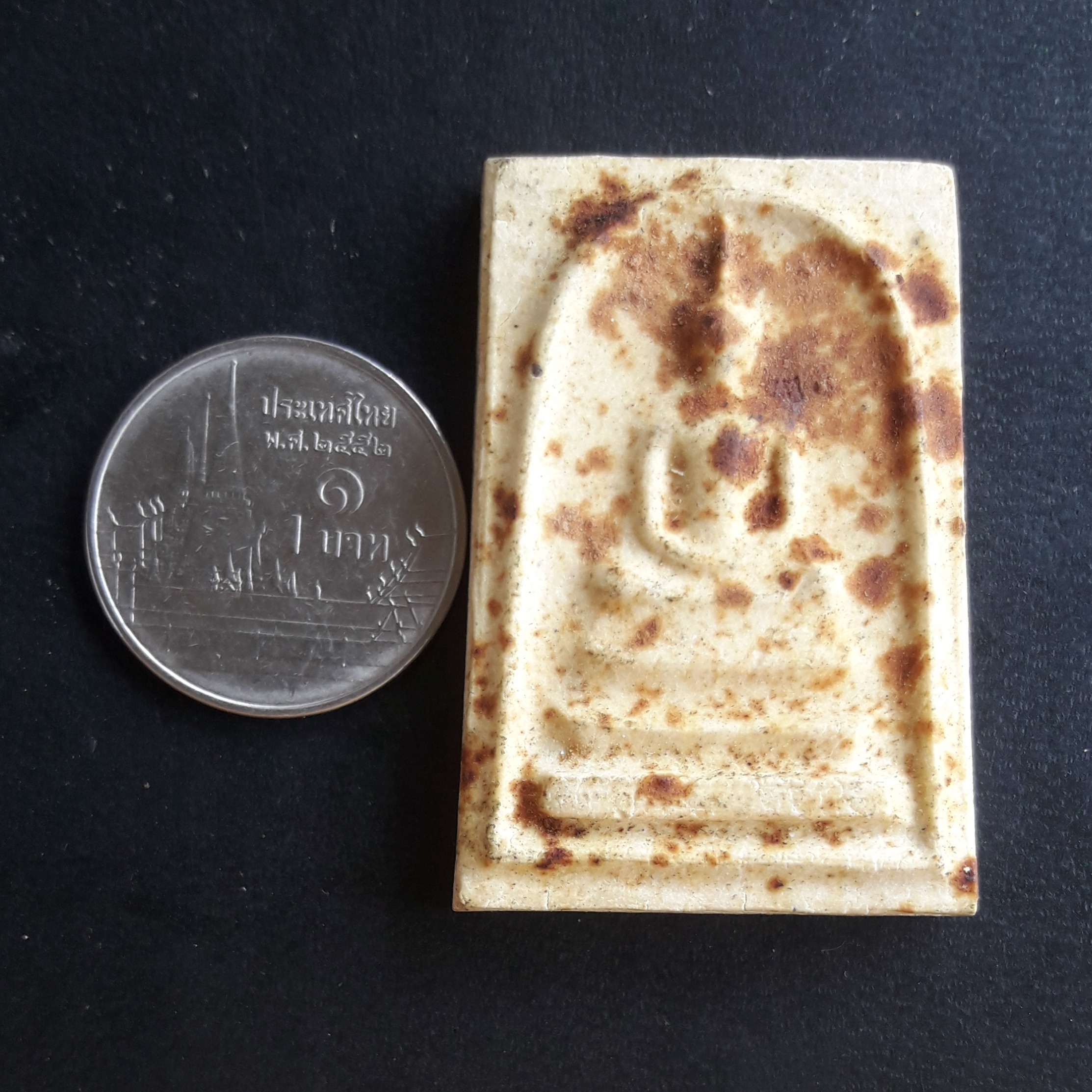 พระสมเด็จ หลังรูปเหมือน พระครูพิมลสมุทรคุณ วัดเสาธงนอก จ.สมุทรปราการ