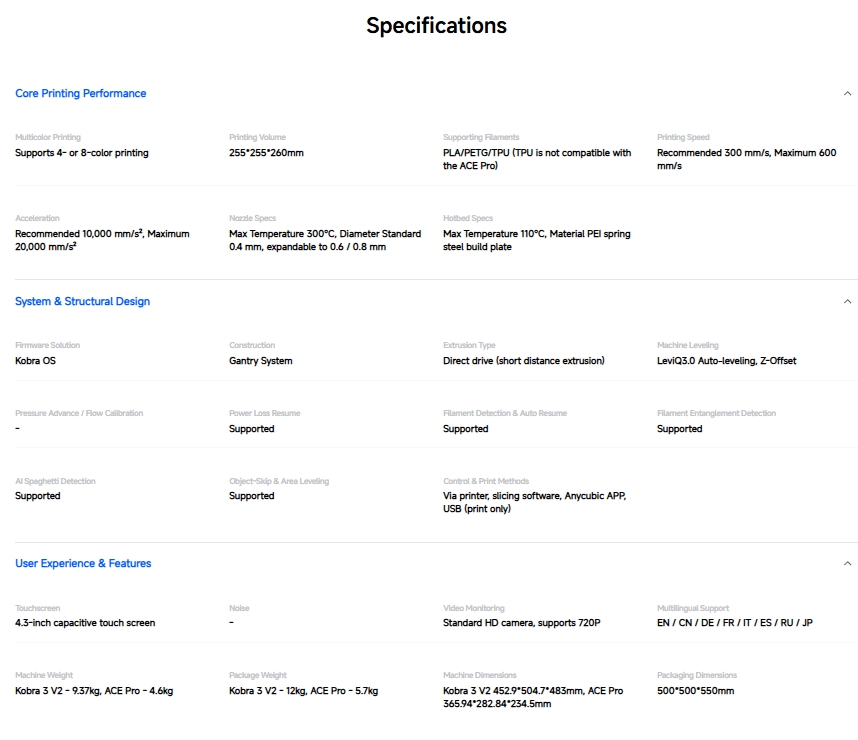 เครื่องพิมพ์ 3 มิติ , 3D Printer : Anycubic Kobra 3 V2 combo by In2Real3d