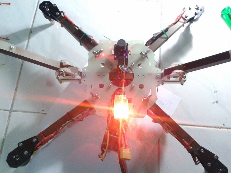 Naza-M Lite using Optical Flow ADNS-3080