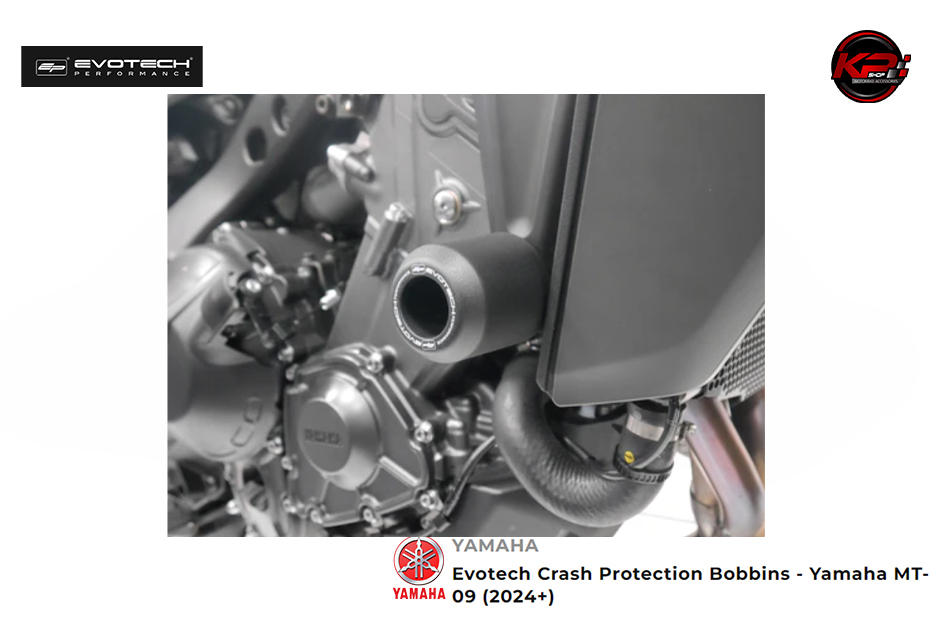 กันล้มกลาง Evotech Crash Protection Bobbins - Yamaha MT-09 (2024+)