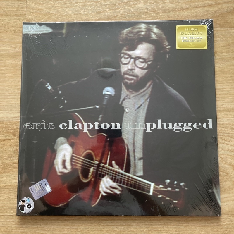 แผ่นเสียง Eric Clapton Unplugged ,Vinyl, LP, Album, Reissue, 180 gram ,High quality EU มือหนึ่ง ซีล