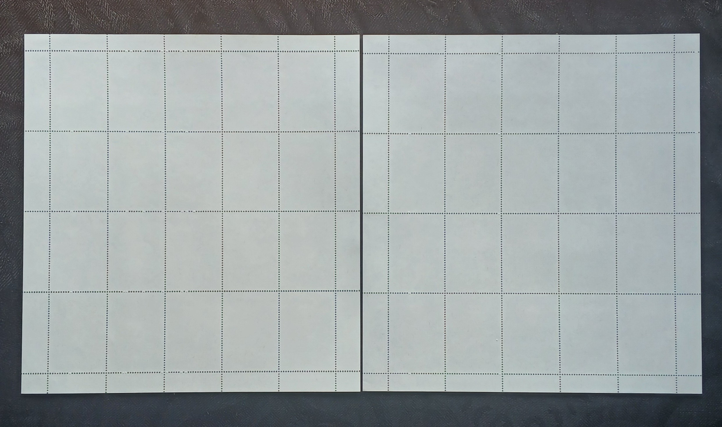 แสตมป์งานฉลองสิริราชสมบัติครบ 60 ปี ชุด 1 (เต็มแผ่น) ครบ 6 แบบ 6 แผ่น เลขเดียวกัน (no.140)