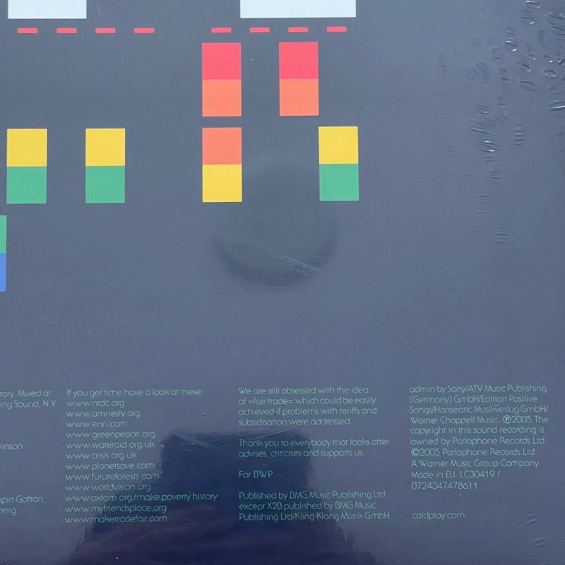 แผ่นเสียง Coldplay X&Y ,**2 x Vinyl, LP, Album, Stereo, Slip Case, Poster มือหนึ่ง ซีล