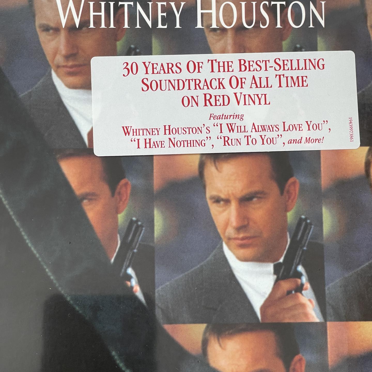 แผ่นเสียง whitney houston Bodyguard (Original Soundtrack Album) Red vinyl แผ่นเสียงมือหนึ่ง ซีล