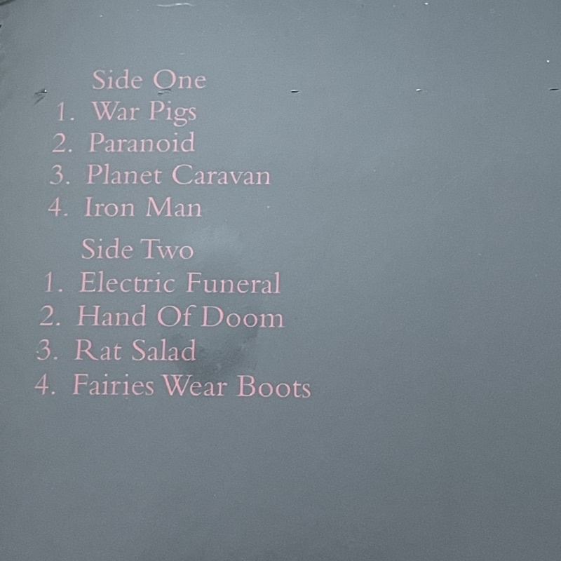 แผ่นเสียง Black Sabbath – Paranoid ,Vinyl, LP, Album, Reissue, Repress, 180g, Gatefold แผ่นเสียง มือหนึ่ง ซีล