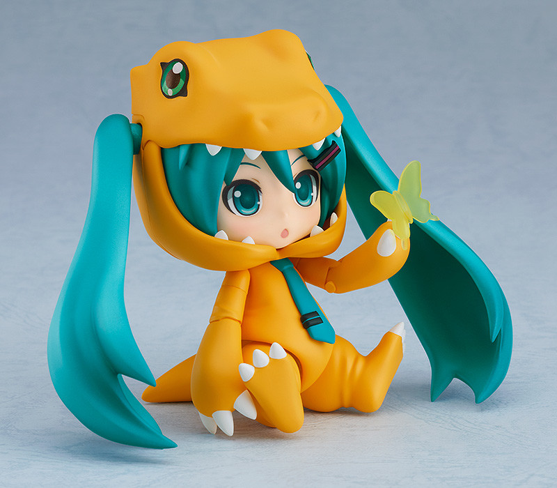 Nendoroid No.1439 Character Vocal Series 01: Hatsune Miku/Digimon Adventure Hatsune Miku: Kigurumi Agumon Ver.