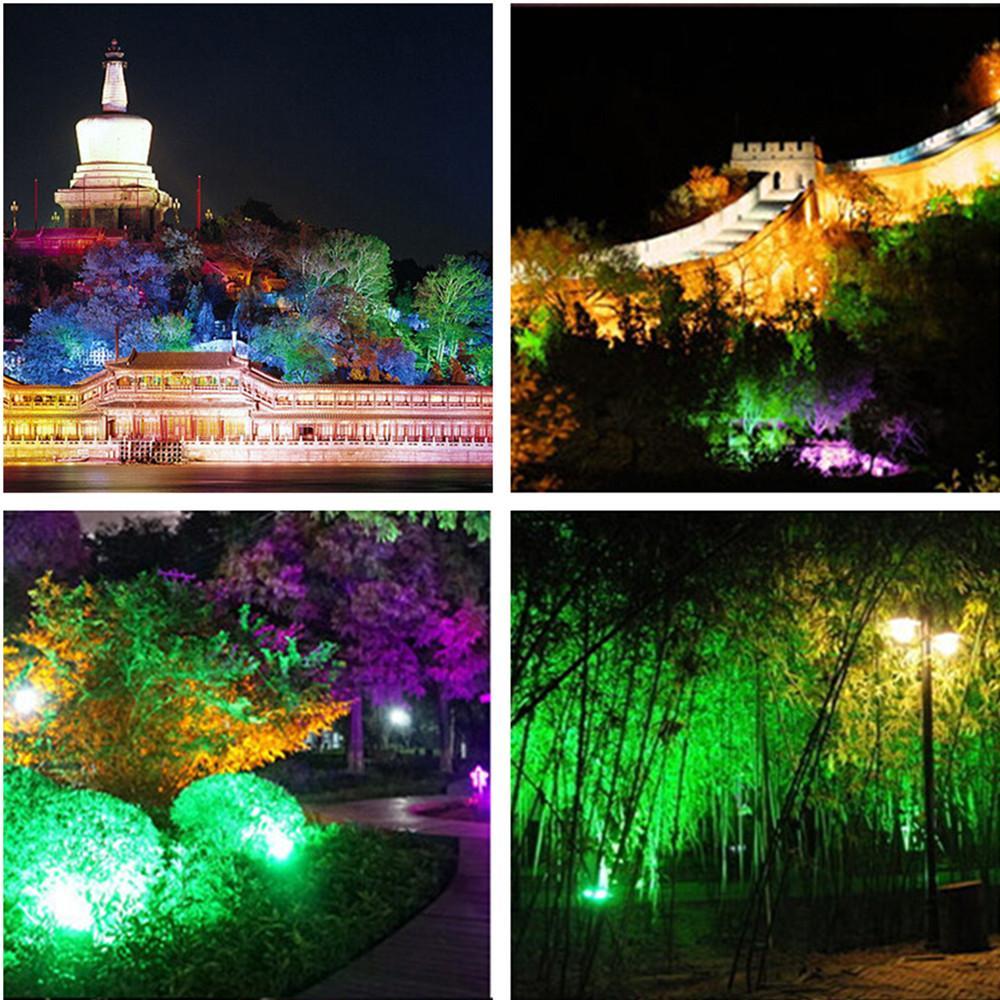 ส่งฟรี + เก็บปลายทาง ! LED FLOODLIGHT 20 W สี RGB 220V สปอร์ตไลท์สลับสี rgb ปรับได้ 16 โหมด ไฟตกเเต่ง ไฟประดับ ไฟปีใหม่ สวน ทางเดิน ป้ายโฆษณา ประดับเทศกาลปีใหม่ คริสมาส รุ่นบาง ควบคุมการใช้งานด้วยรีโมทคอนโทรล มาพร้อมสายเเละปลั๊ก จำนวน 1 ชิ้น
