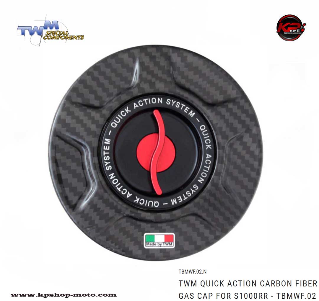 ฝาถัง TWM Quick Action Carbon Fiber Gas Cap for BMW S1000R/ S1000RR/ M1000R/ M1000RR