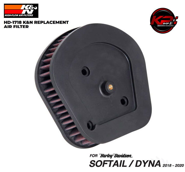 กรองอากาศ K&N FOR HARLEY SPORTGLIDE (HD 1718)