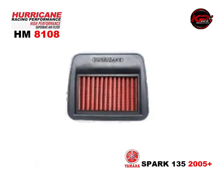 กรองอากาศ HURRICANE FOR YAMAHA SPARK 135 2005+ (COTTON) HM8108