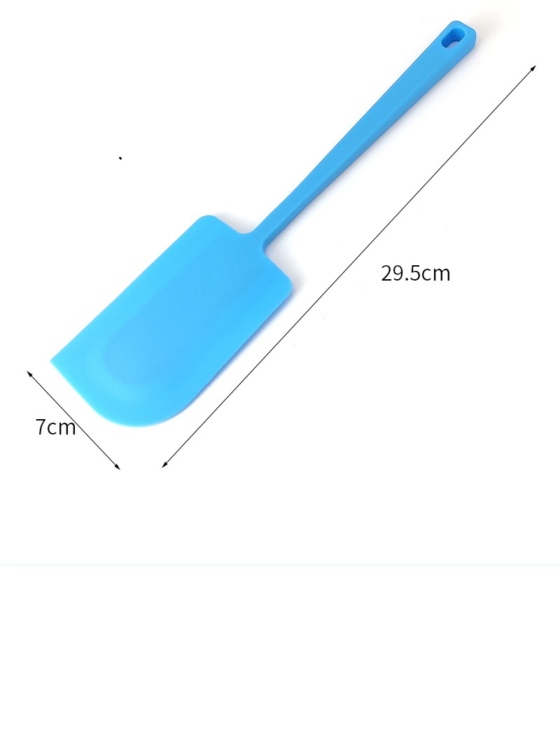 ไม้พายซิลิโคนแบบปาดด้ามจับหนา ขนาด30CM. (คละสี)