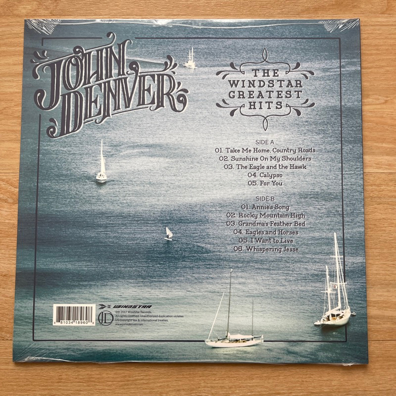 แผ่นเสียง John Denver - The Windstar Greatest Hits ,Vinyl, LP, Compilation, Limited Edition มือหนึ่ง ซีล