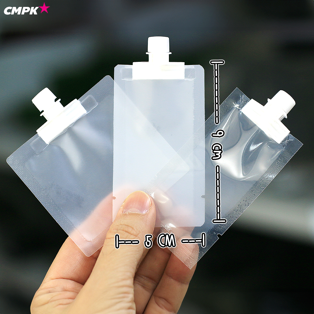 (100 ใบ) ซองฝาเกลียว ซองเทสเตอร์ สำเร็จรูป เนื้อ Matte ขนาดบรรจุ 5-15 ml