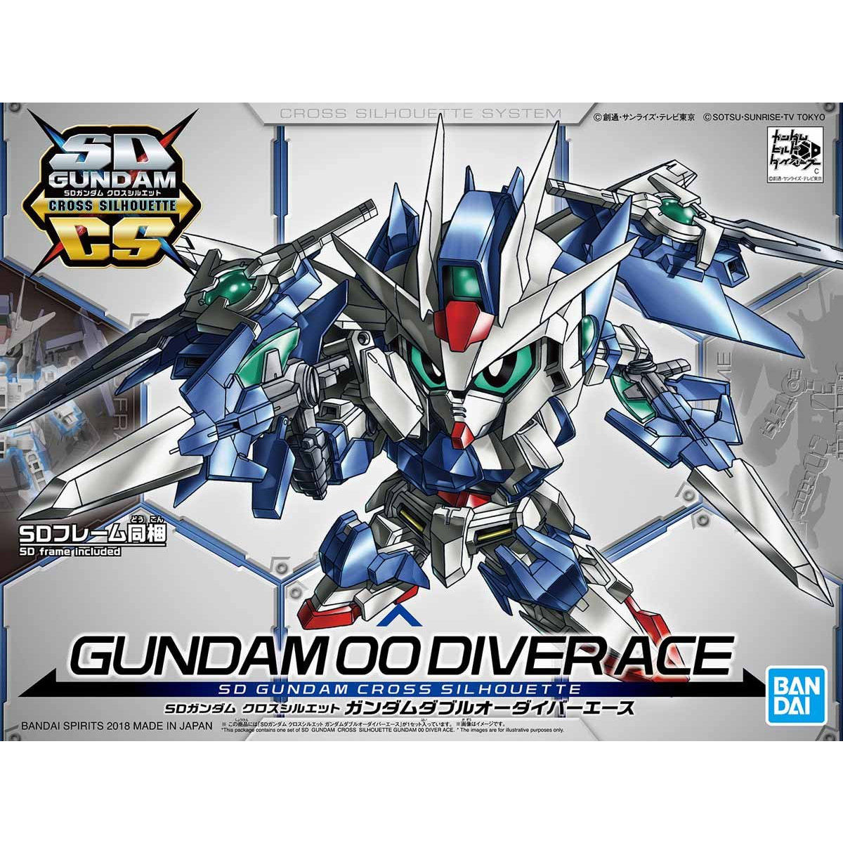 SD GUNDAM CROSS SILHOUETTE GUNDAM OO DIVER ACE