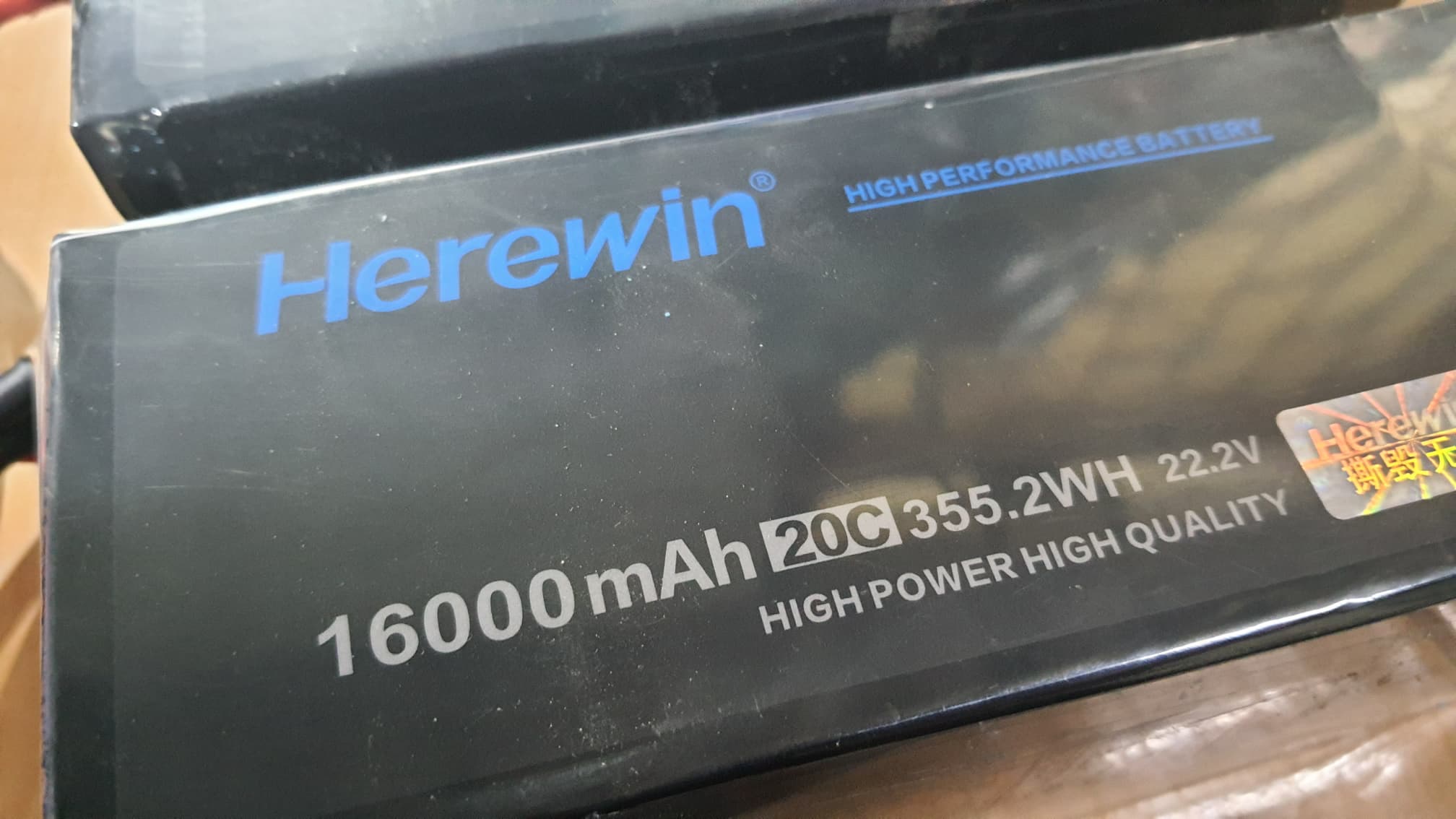 แบตเตอรี่โดรนเกษตร Herewin 6S 16000mAh 20C XT90S