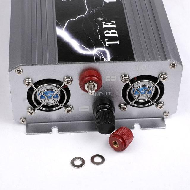 [ แท้ 100% ] TBE inverter pure sine wave 1200W เครื่องแปลงไฟรถเป็นไฟบ้าน คลื่นกระเเสไฟนิ่ง (DC 12V TO AC 220V) อินเวอร์เตอร์หรือหม้อแปลง ใช้สำหรับเเปลงไฟแบตเป็นไฟบ้าน คอมพิวเตอร์ เครื่องใช้ไฟฟ้าในบ้าน ชุดแห่เครื่องเสียง จำนวน 1 ชิ้น