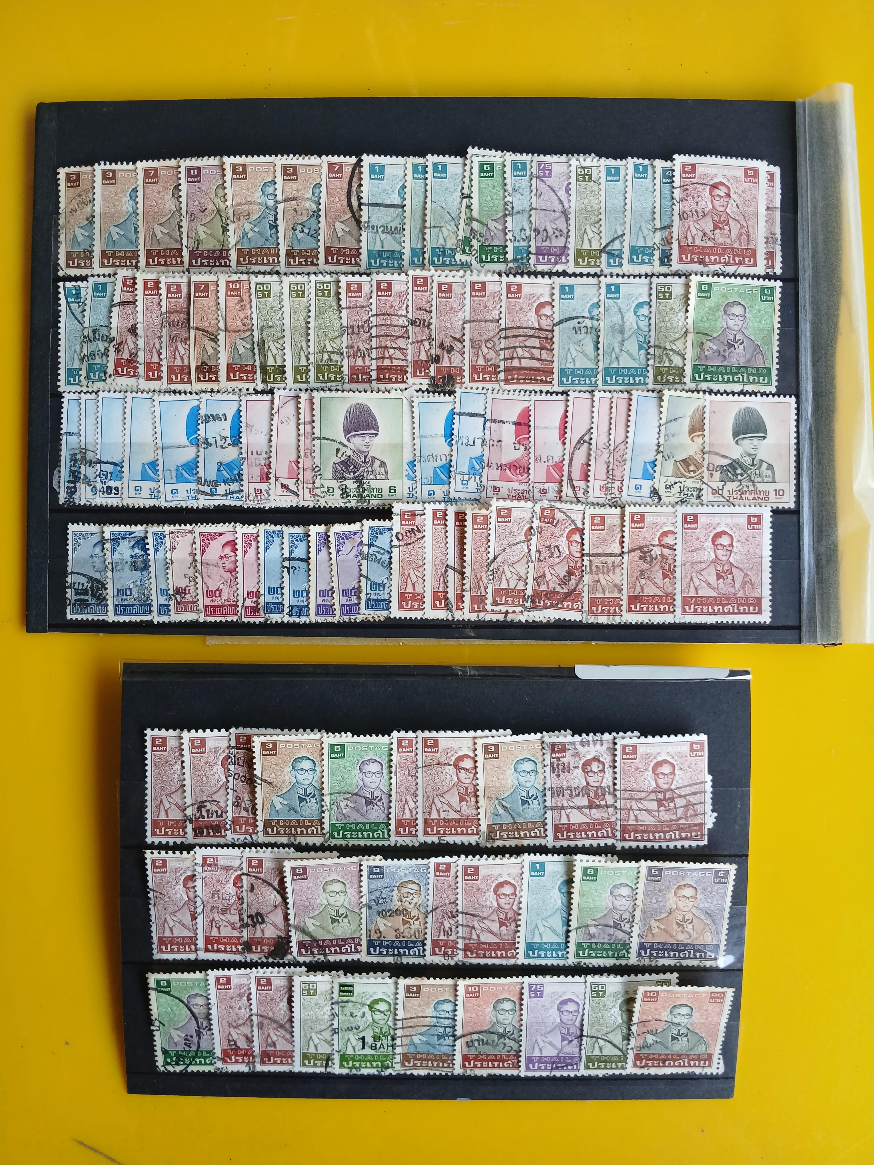 แสตมป์พระรูป ในหลวง รัชกาลที่ 9 จำนวน 190 ดวง ใช้แล้ว ราคาเบา น่าสะสมครับ