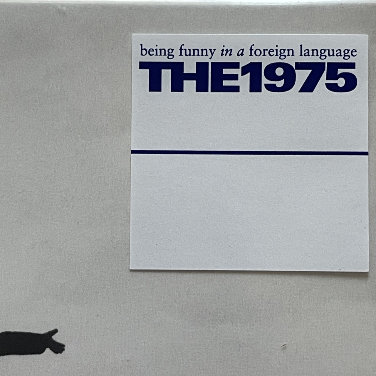 CD ซีดีเพลง The 1975 – Being Funny In A Foreign Language (แผ่นแท้,มือหนึ่ง,ซีล)