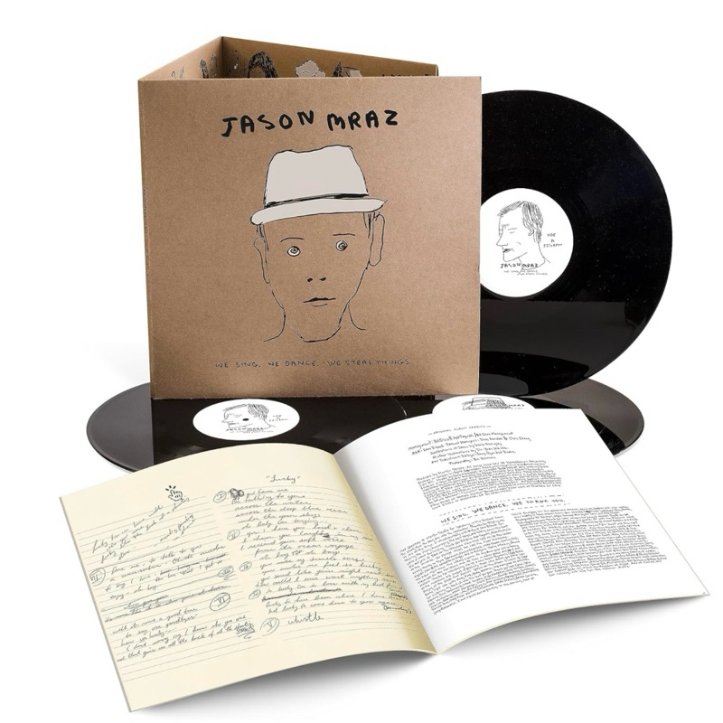 แผ่นเสียง Jason Mraz - We Sing. We Dance. We Steal Things.** Deluxe Edition 3 x Vinyl ,USA มือหนึ่ง ซีล