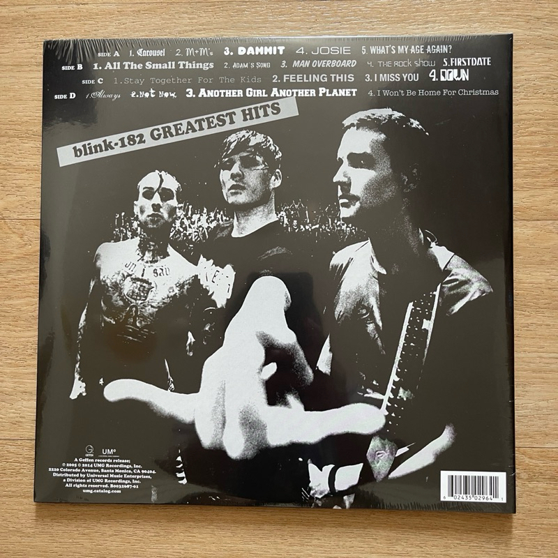 แผ่นเสียง Blink 182– Greatest Hits 2 x Vinyl, LP, Album, Compilation,Reissue Canada มือหนึ่ง ซีล