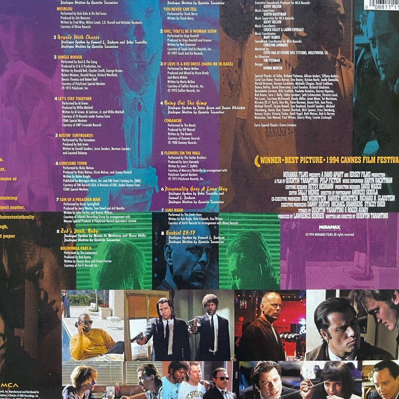 แผ่นเสียง Pulp Fiction - Music From The Motion Picture,Vinyl, LP, Compilation, Reissue, 180G มือหนึ่ง ซีล