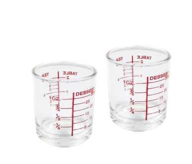 แก้วเป๊ก แก้วช็อตพร้อมสเกล ขนาด 45 ML