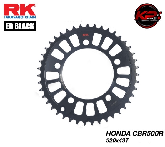 สเตอร์หลัง RK FOR HONDA CBR500R (520x43T)