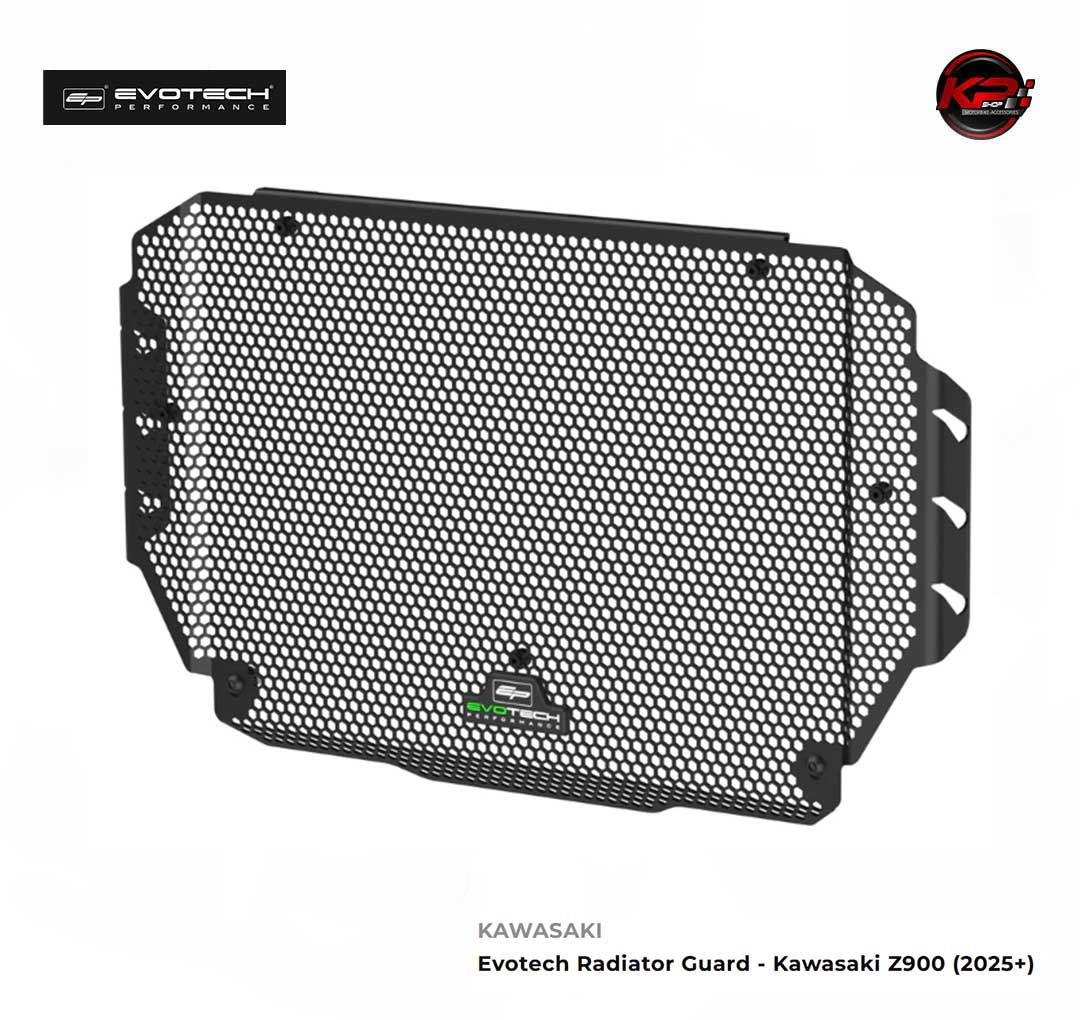 การ์ดหม้อน้ำ Evotech Radiator Guard - Kawasaki Z900 (2025+)