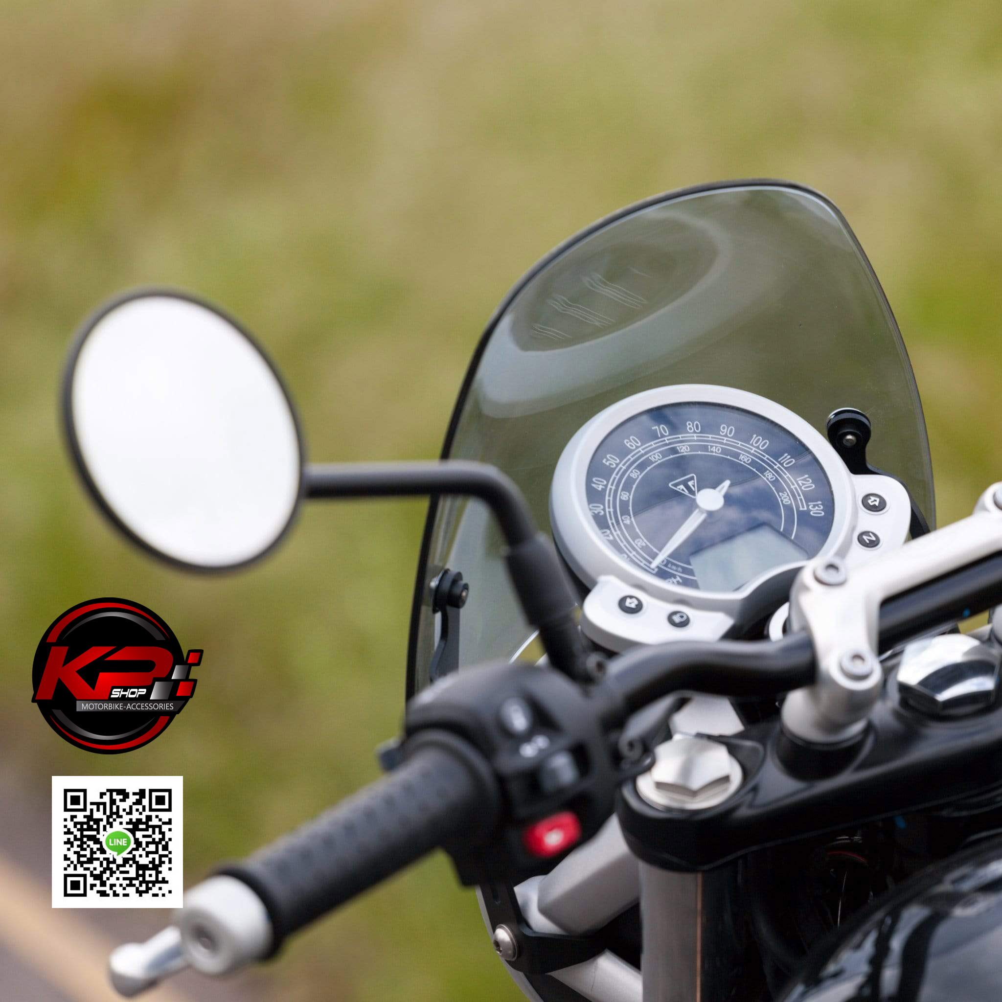 ชิวหน้า TRIUMPH DART FLYSCREEN ทรง CLASSIC FOR TRIUMPH STREET TWIN