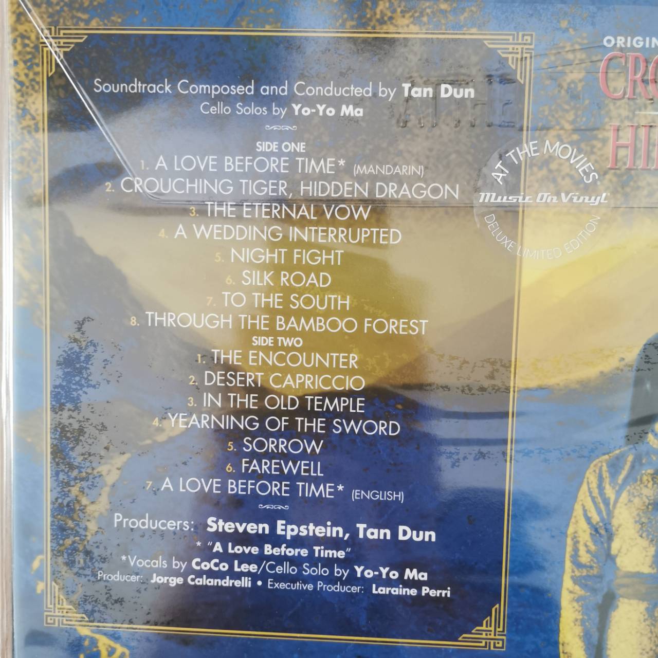 แผ่นเสียง แผ่นไวนิล Tan Dun – Crouching Tiger, Hidden Dragon (Original Motion Picture Soundtrack) แผ่นใหม่ ซีล มือหนึ่ง