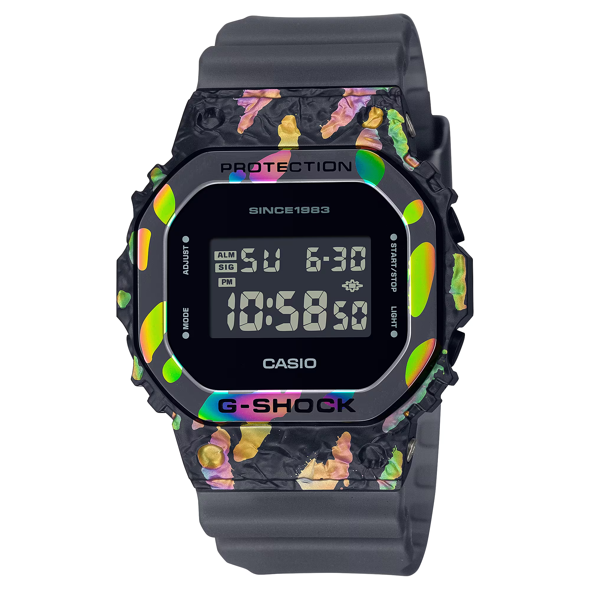 GM-5640GEM-1 | รุ่นลิมิเต็ด | ดิจิตอล | ซีรีส์ 5600 | G-SHOCK | นาฬิกา | CASIO (G-SHOCK ฉลองครบรอบ 40 ปี ซีรีส์ Adventure's Stone)