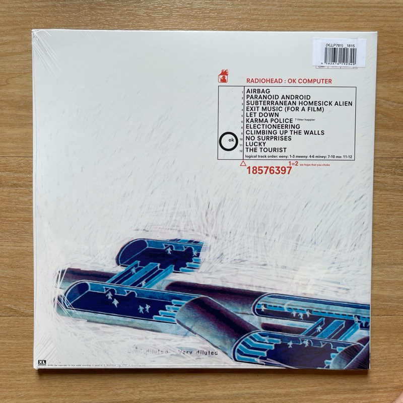 แผ่นเสียง Radiohead – OK Computer, 2 x Vinyl, LP, Album, Reissue, Stereo,EU มือหนึ่ง ซีล