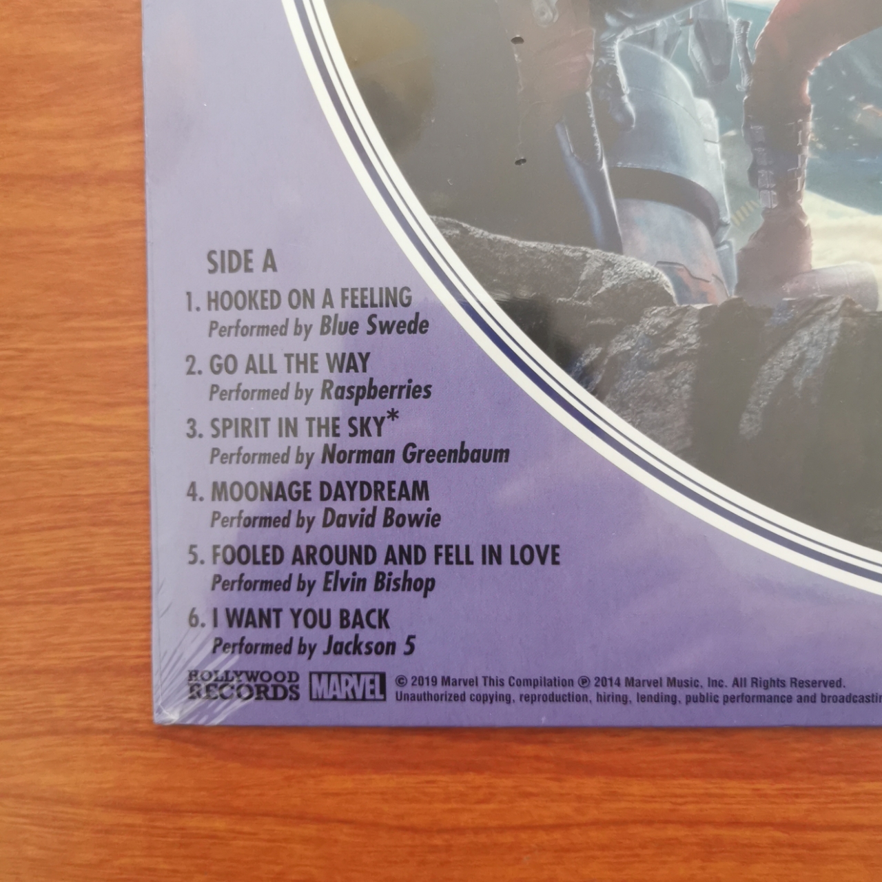 Guardians of The galaxy *awesom mix vo l1 picture disc แผ่นเสียงใหม่ซีล