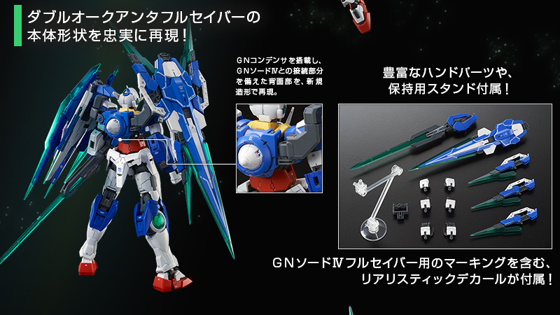 RG 1/144 OO Qan[t] Full Saber