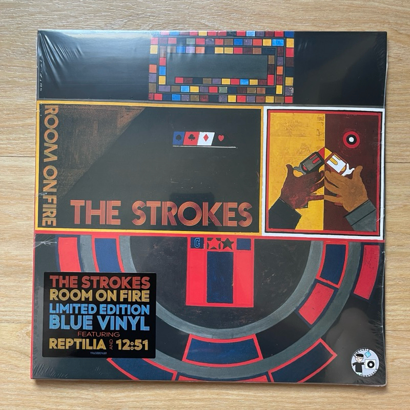 แผ่นเสียง The Strokes - Room On Fire **Limited Edition Blue Colour Vinyl, LP, Album มือหนึ่ง ซีล